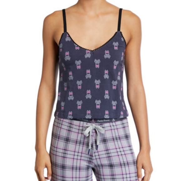 Psycho Bunny Printed Crop Sleep Tank - Picture 2 of 7